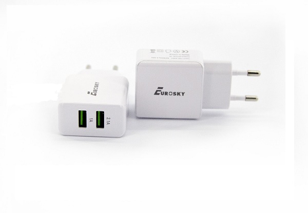  EUROSKY E-POWER 2 USB (2.1A + 1.5A)