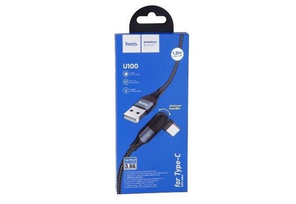  Type-C USB Hoco U100 Orbit 1,2m (2.4A)  180  (. )