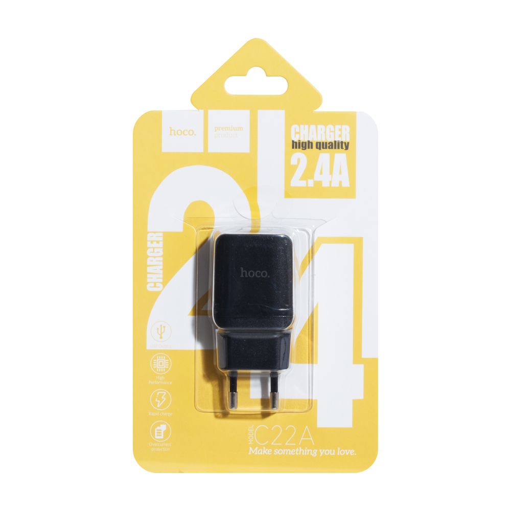 ��� ��������� �������� ������� ������� 1USB Hoco C22A  5V 2,1A  (������) (���. ����� ���� ������)